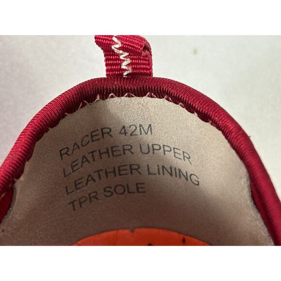 Spring Step Racer Womens Size EU 42M /US 10.5-11 Leather Upper Walking Shoes Red - Picture 8 of 11